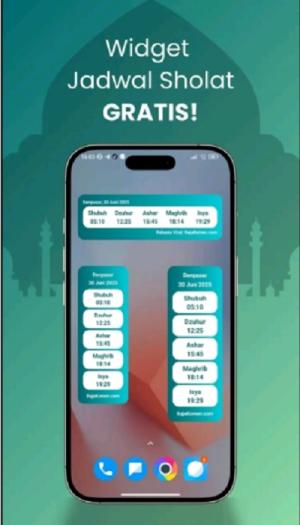 jadwal waktu sholat gratis
