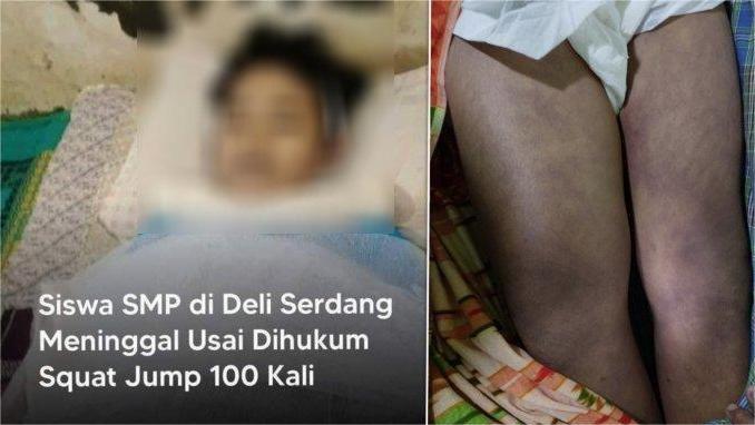 Dugaan Hukuman Berlebihan! Siswa SMP Tewas Setelah Disuruh Squat Jump 100 Kali